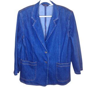 Workwear by Ashleigh Morgan Denim Blazer Jacket M
